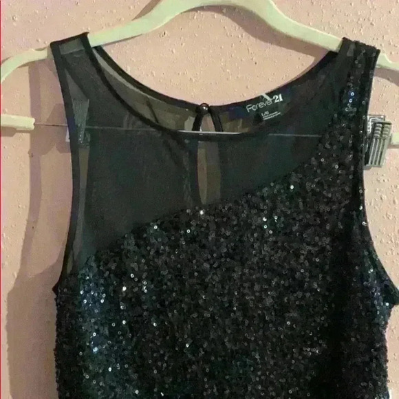 Forever 21 sequence dress size Large Juniors - Picture 3 of 12